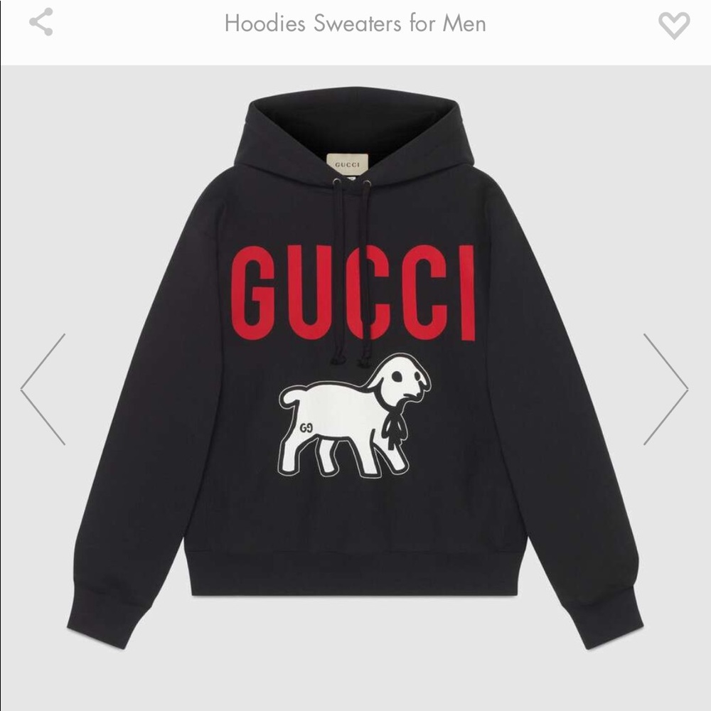 Gucci lamb hoodie